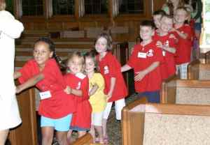 A conga line through the Sanctuary!