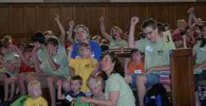 A VBC scene: singing and dancing