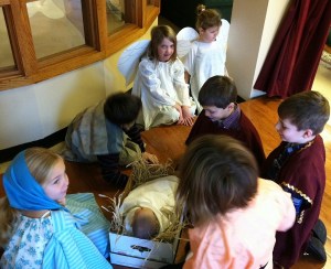 Drama Workshop - visitors to the new born King