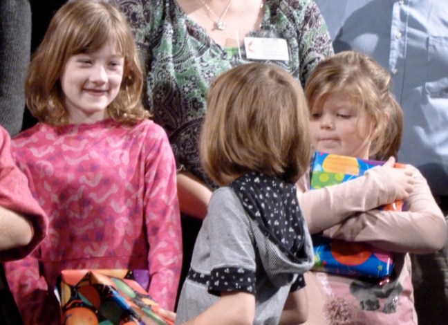 3rd graders are excited to receive Bibles