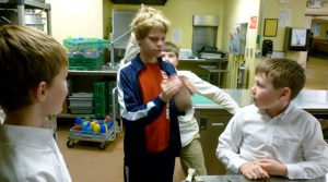 shaking with a quick set of rabbit ears