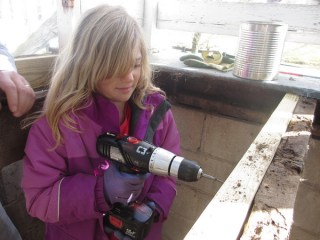 Lots of drills were used