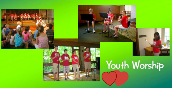 photos from Youth Worship in 2012