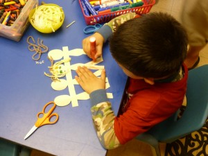 Pre-school Crafts - decorating friends & family