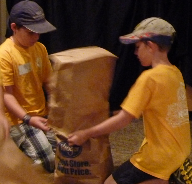 Wall repair at Epic Bible Adventures