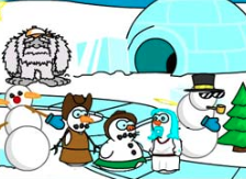 A scene from the Jesus in Space CD - building the Walk to Emmaus story on Ice Moon Alpha