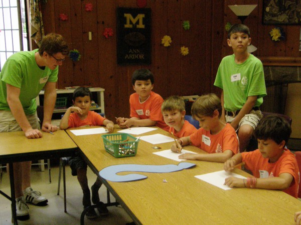 Kids have lots of questions!