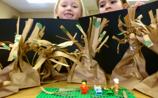 Lego creations of the Garden of Gethsemane