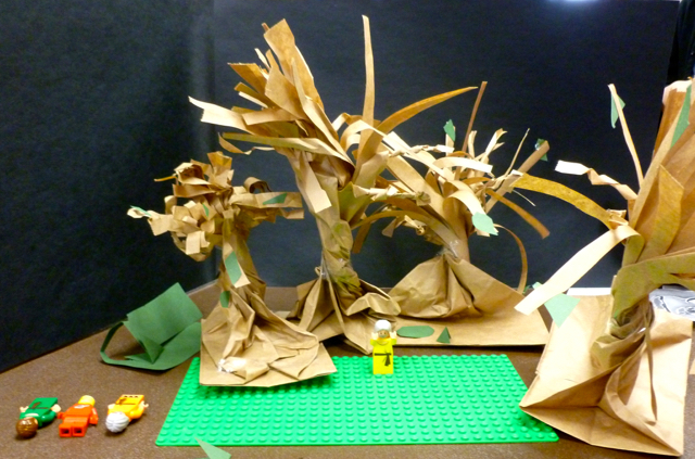 Lego creations of the Garden of Gethsemane