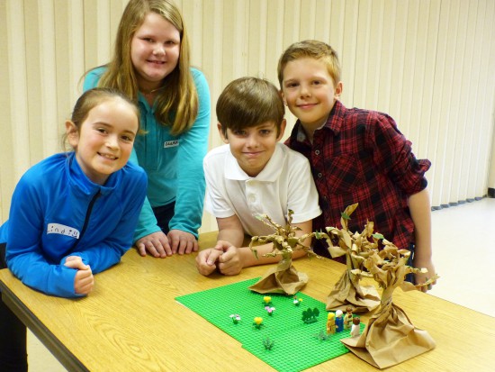 A Lego scene in the Garden of Gethsemane