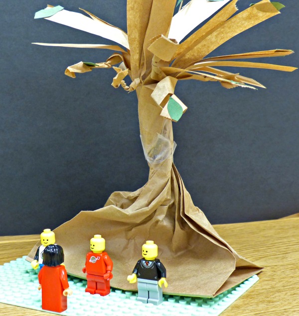 Lego creations of the Garden of Gethsemane