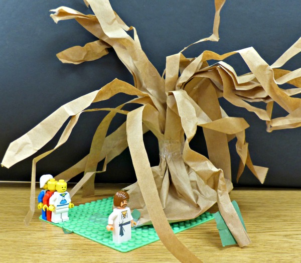 Lego creations of the Garden of Gethsemane