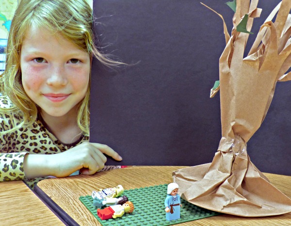 Lego creations of the Garden of Gethsemane