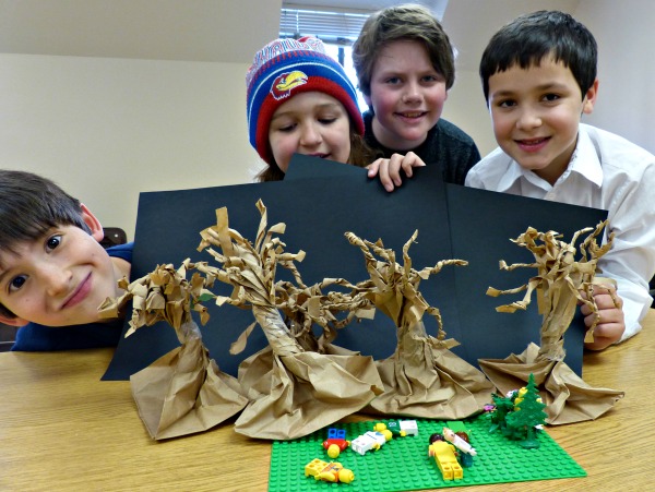 Lego creations of the Garden of Gethsemane