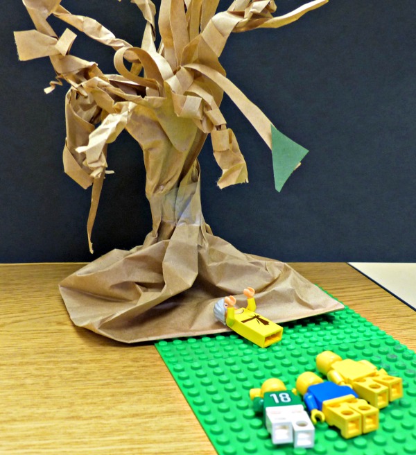 Lego creations of the Garden of Gethsemane