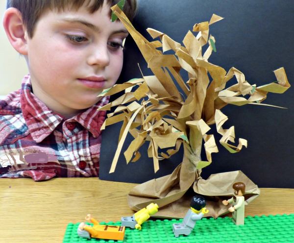 Lego creations of the Garden of Gethsemane